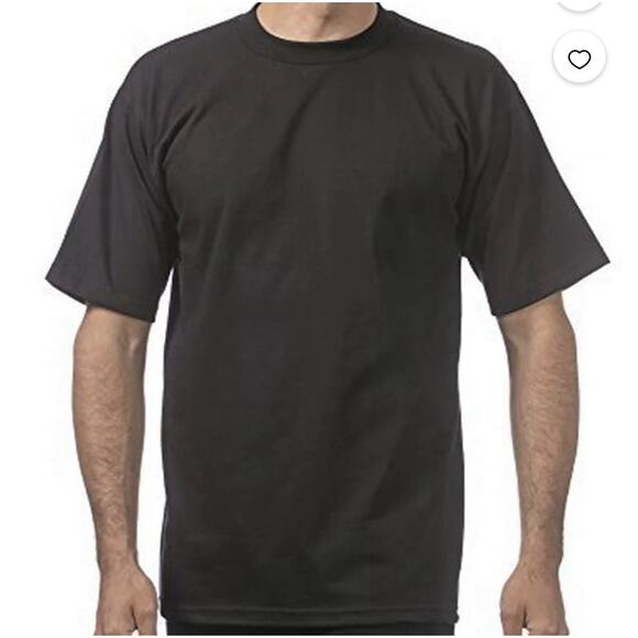 Pro Club Men’s 4X Tall Heavyweight Black T-Shirt 100% Cotton USA - Picture 1 of 5
